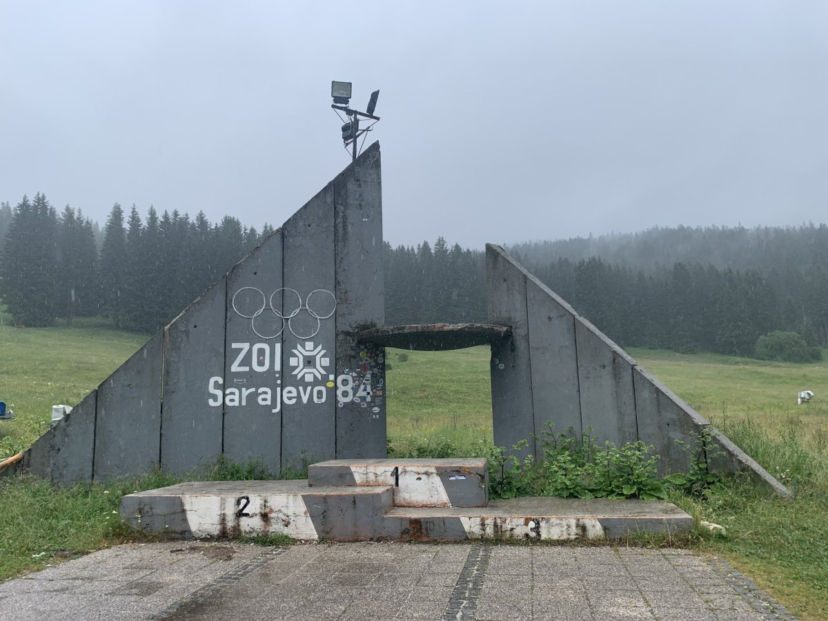 Igman - skokanský areál ZOH 1984