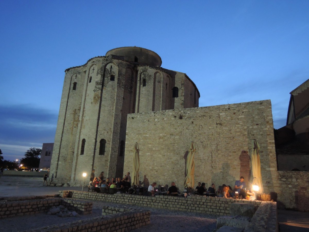 Zadar Rotunda sv. Donáta z 9. století, karolinské a byzantské architektury