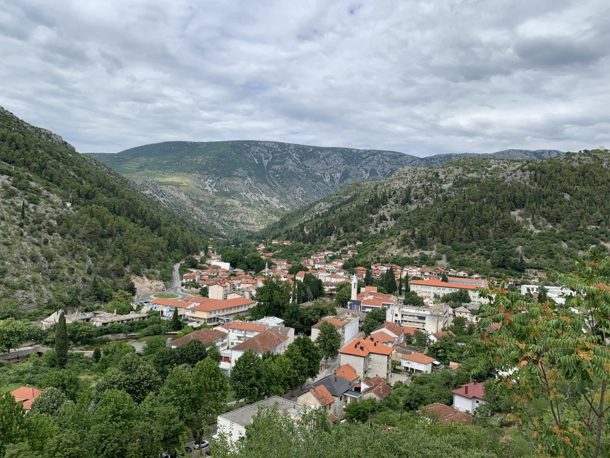 Stolac - pohled na město