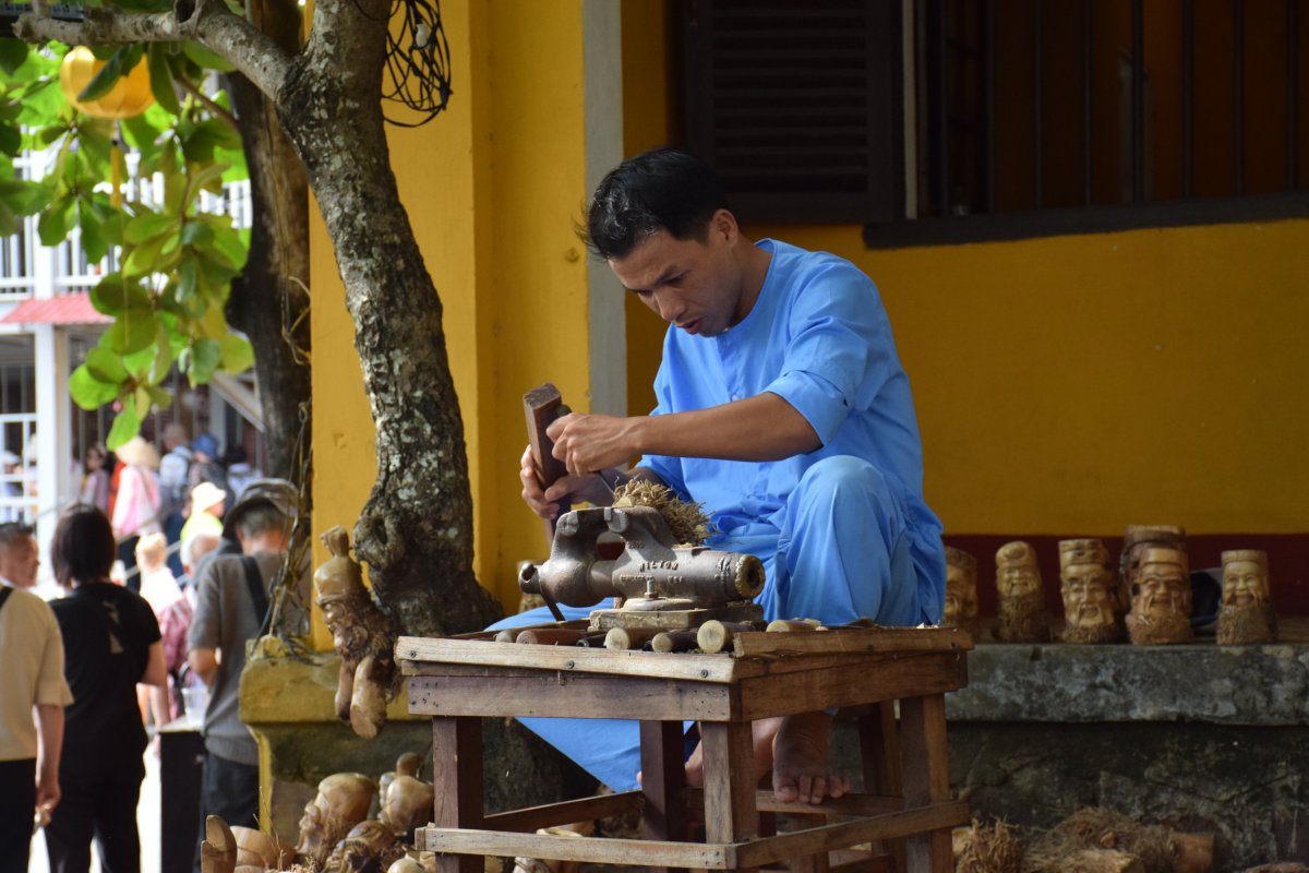 Rukodělné práce, Hoi An, Vietnam